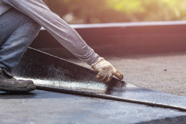 Professional Basement Waterproofing technician working in Morning View, KY